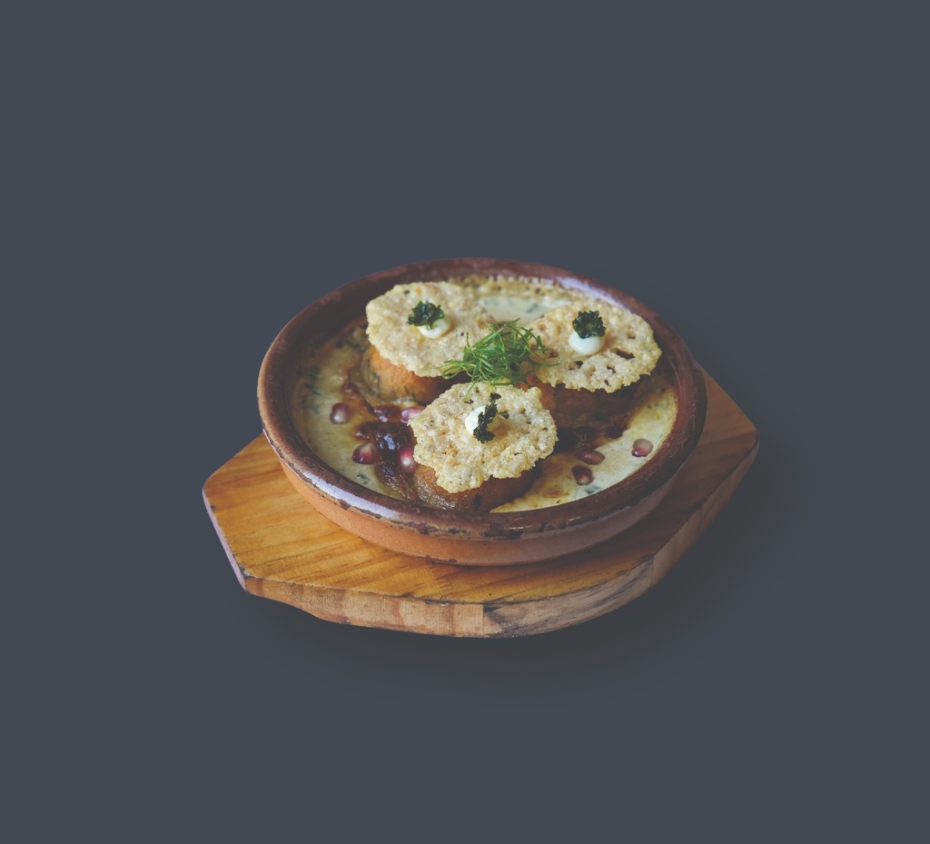 Kofta Potato with Creamy Spinach