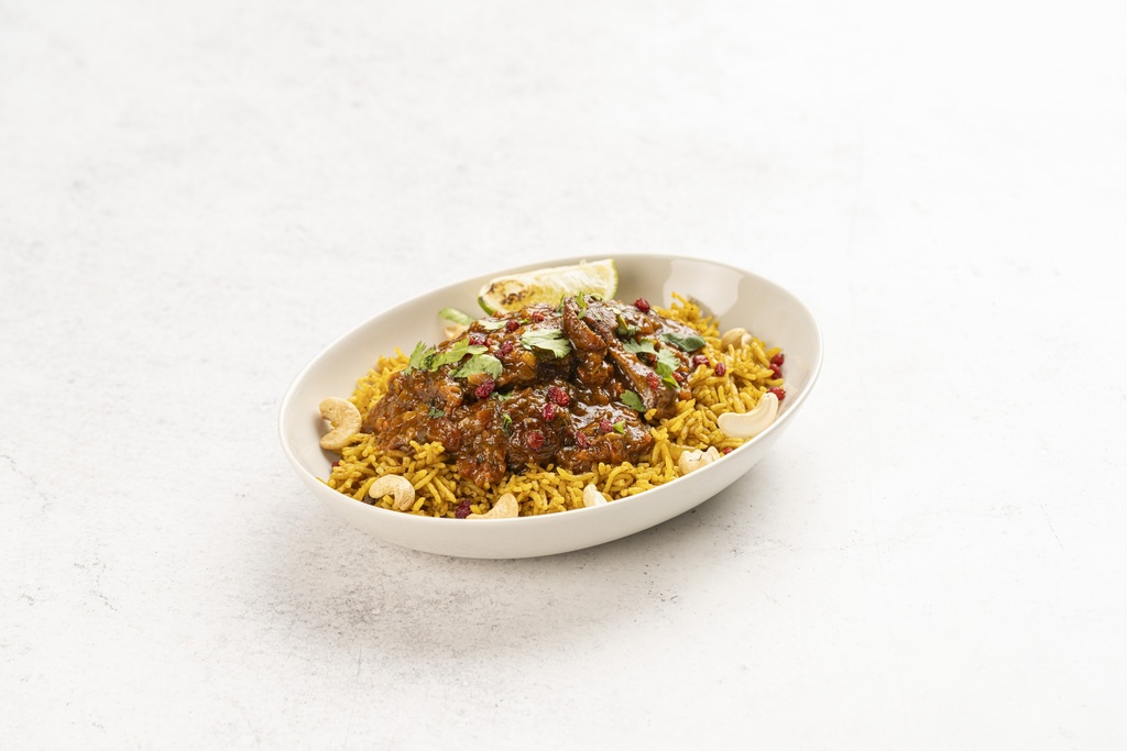 Lamb Shank With Rice