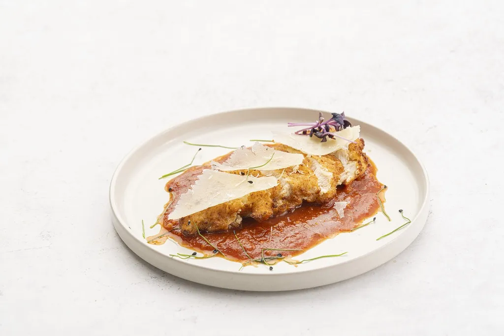 Parmesan Chicken With Tomato Sauces 