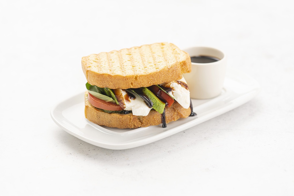Keto Eggplant Spinach & Mozzarella Sandwich