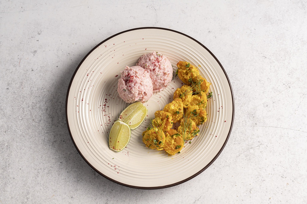 Hatyai Shrimp with Creamy Cauliflower