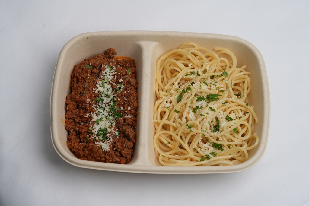vegan meat spaghetti bolognaise