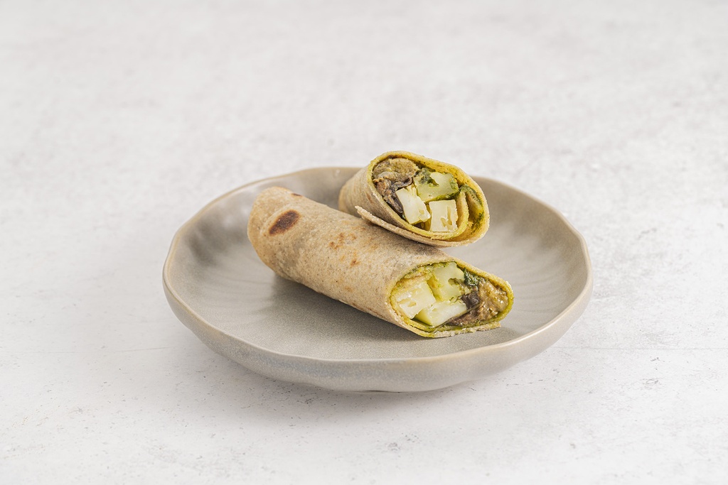 Fresh Mozzarella With Eggplant keto wrap