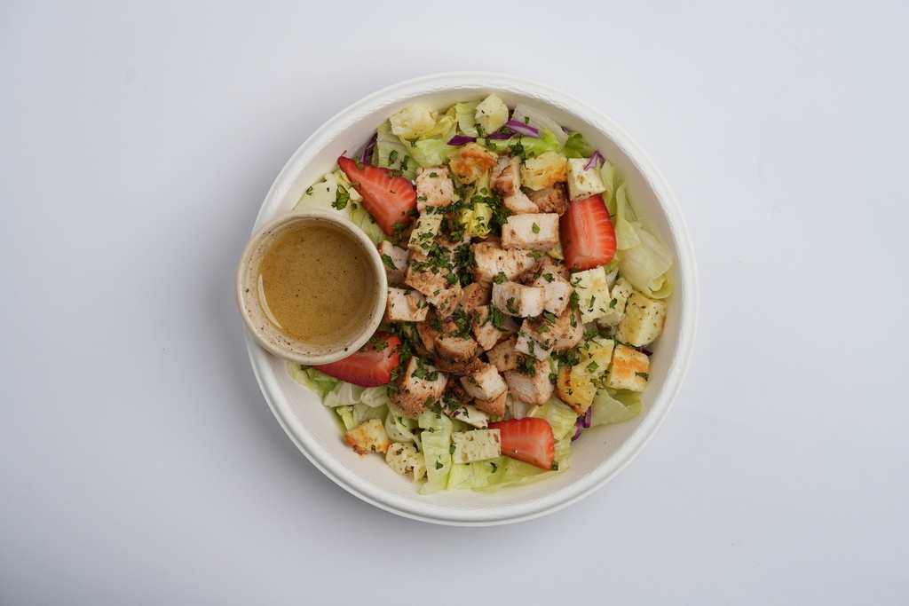 Hallumi Berry Salad with Chicken