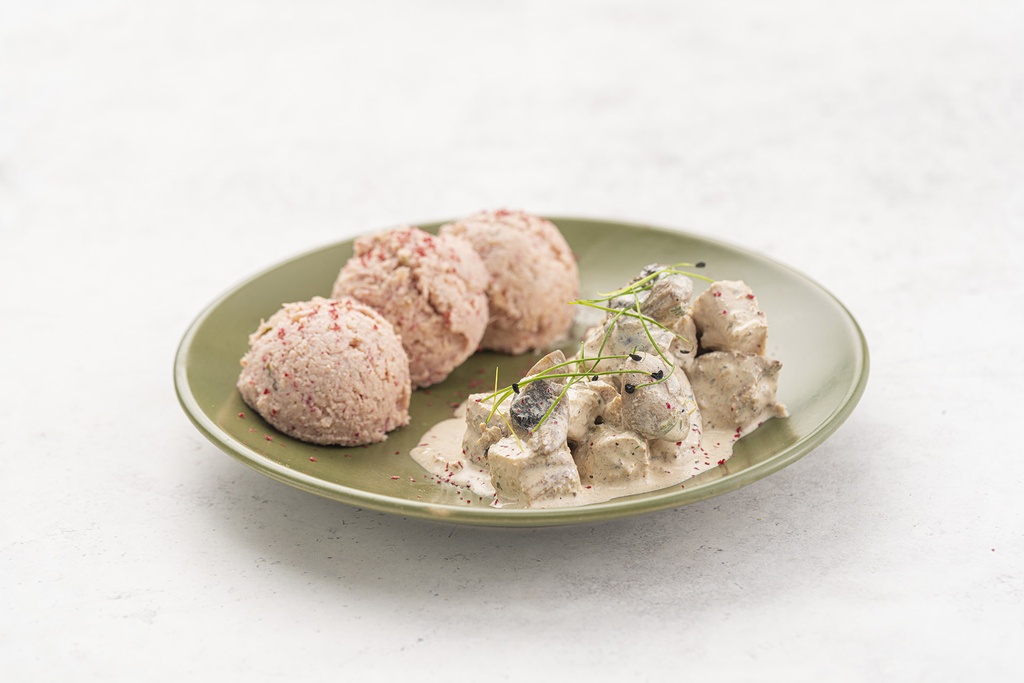 Mushroom Chicken with Creamy Cauliflower