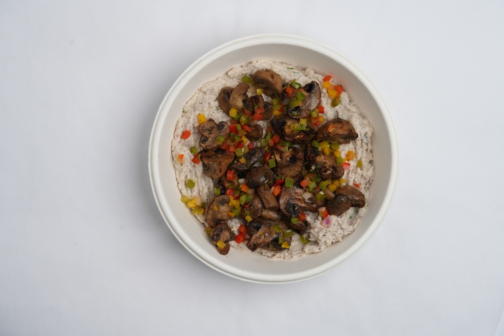 Roasted Mushroom with Creamy Cauliflower