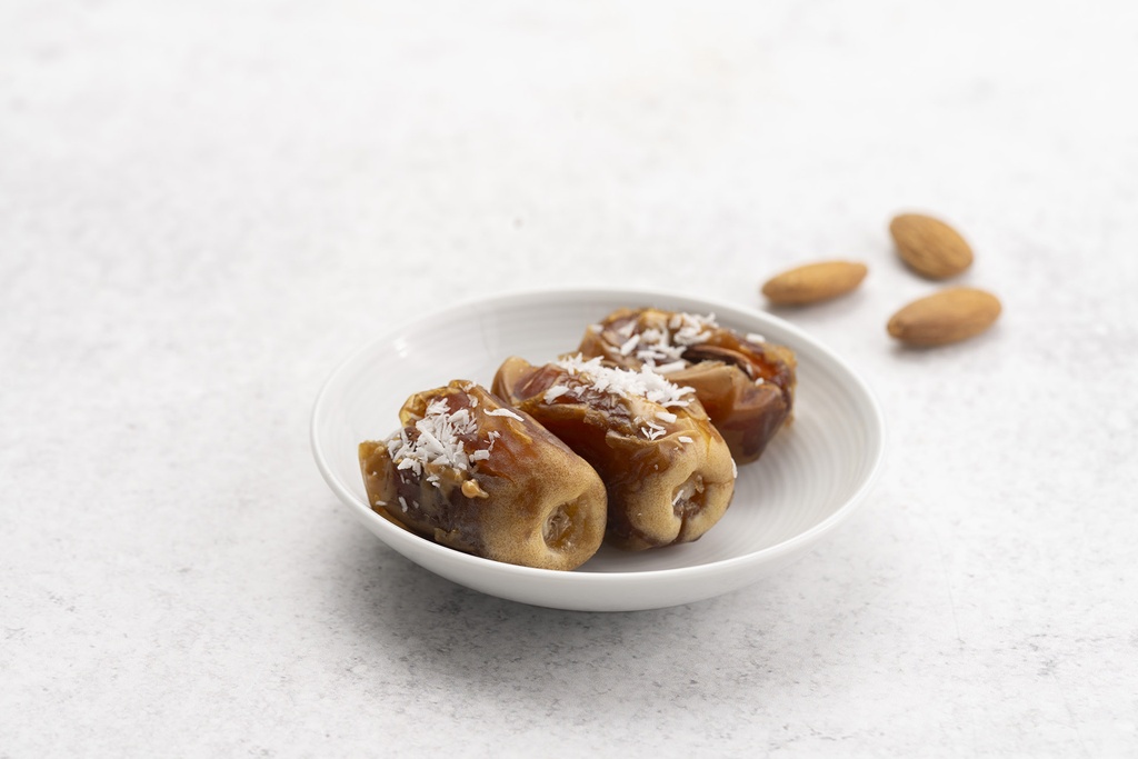 Stuffed Dates With almond butter