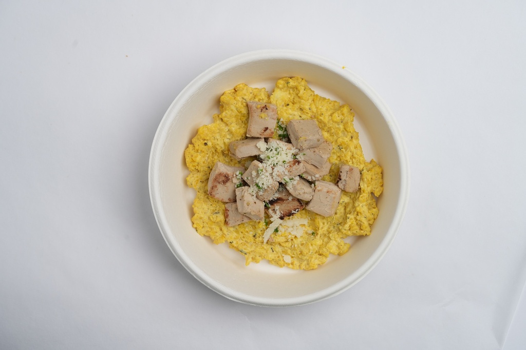 Saffron Not-Chicken*  Risotto