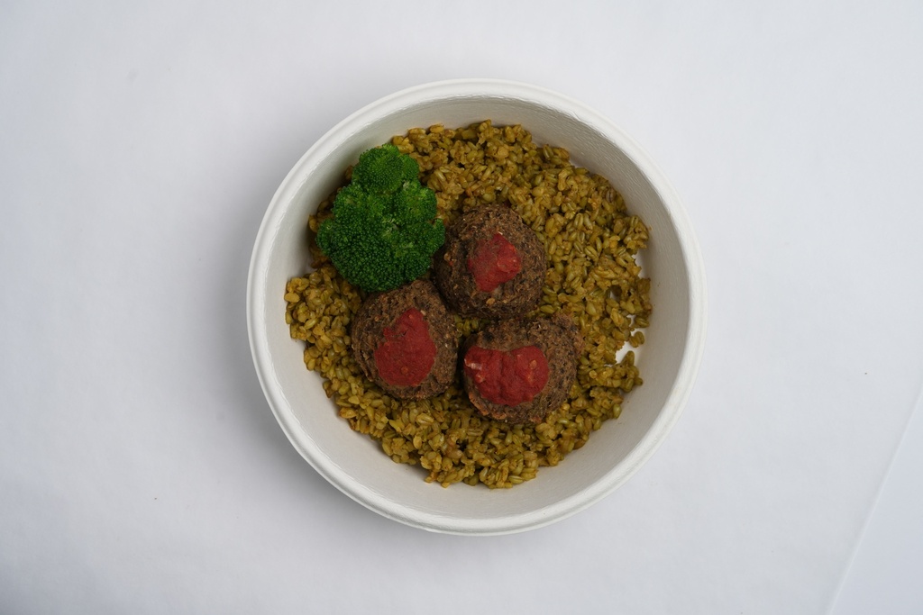 Vegan Meatball Freekeh