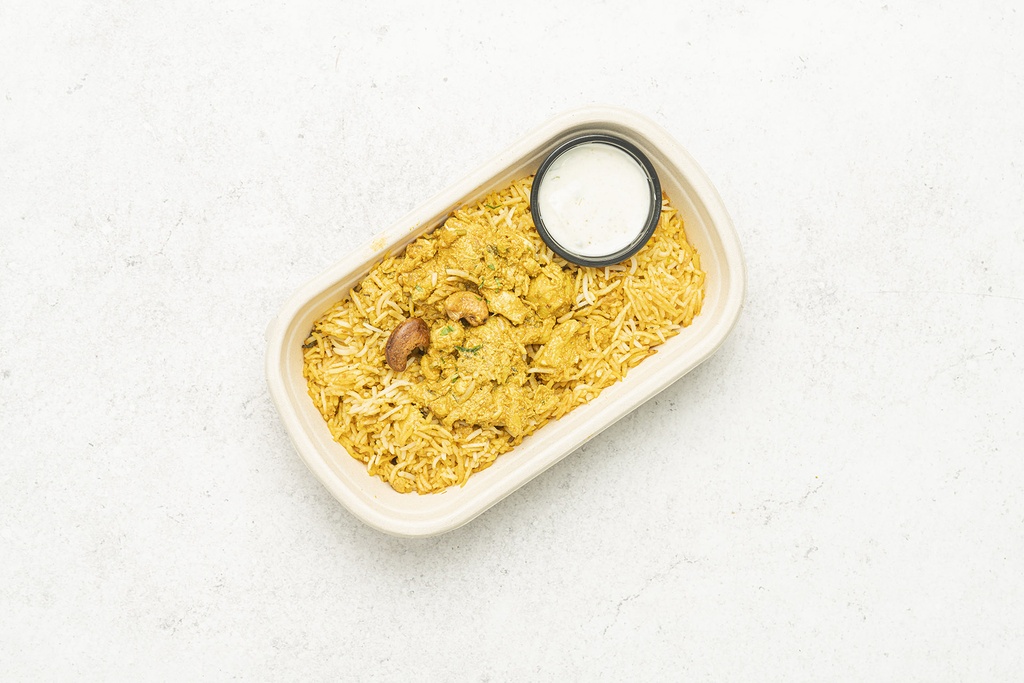 Chicken Biryani & Peanut Butter Granola Bar