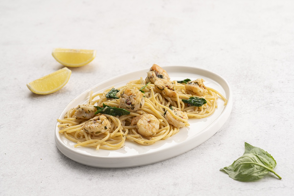 Shrimp Scampi Pasta (H)
