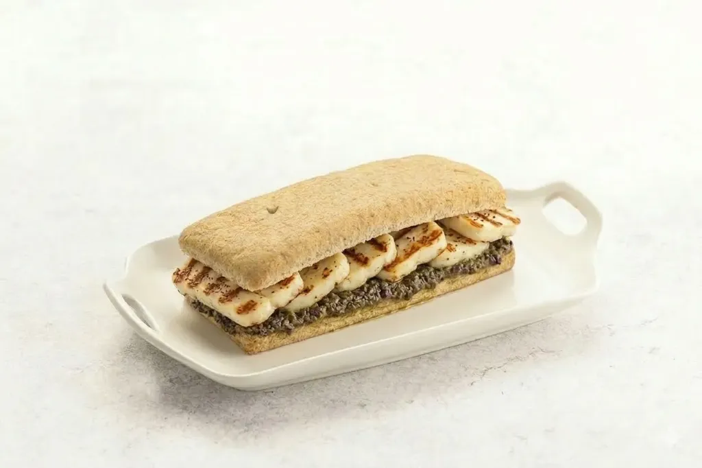 Halloumi Olives Sandwich