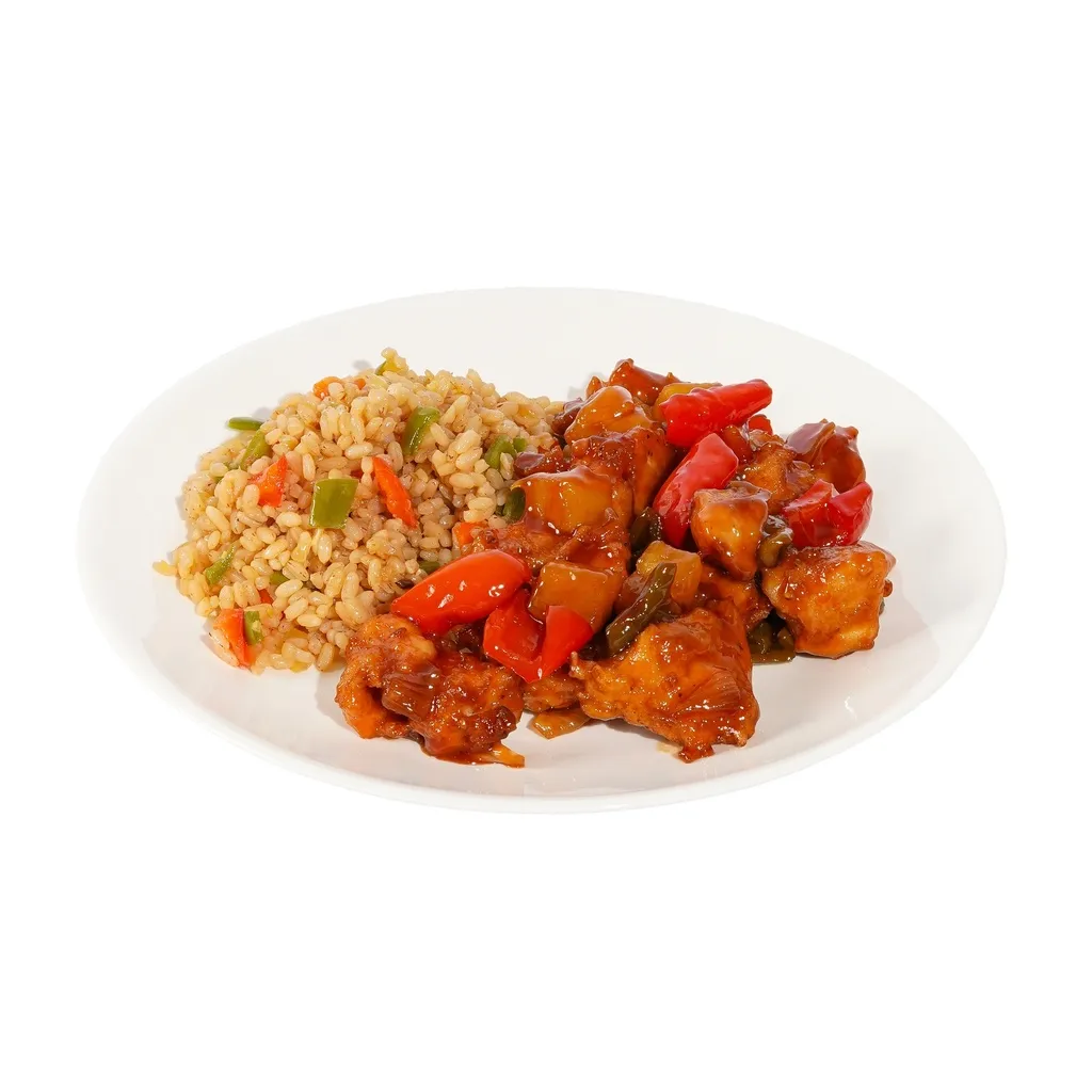 Chinese Sweet and Sour Chicken Bowl (H)